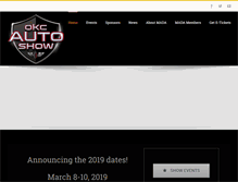 Tablet Screenshot of okcautoshow.org